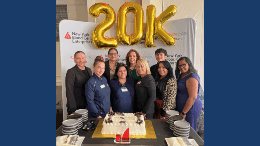NEW YORK BLOOD CENTER AND COLUMBIA UNIVERSITY HOST BLOOD DRIVE TO CELEBRATE 20,000 BLOOD DONATIONS AND THREE DECADES OF LIFE SAVING COMMUNITY PARTNERSHIP