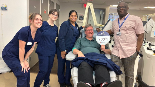 Scotch Plains Donor Hits 200th Donation Milestone!