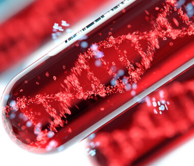 Molecule,Of,Dna,Forming,Inside a Test,Tube